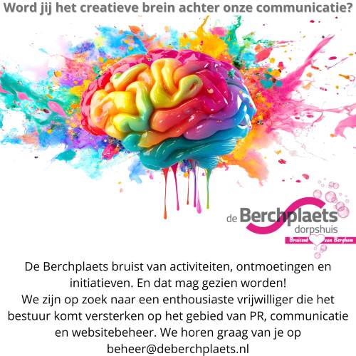 Word jij het creatieve brein achter onze communicatie?