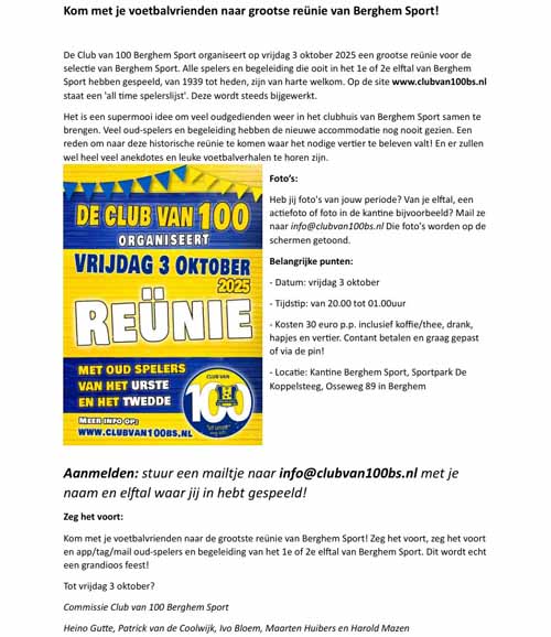 clubvan100briefuitnodiging