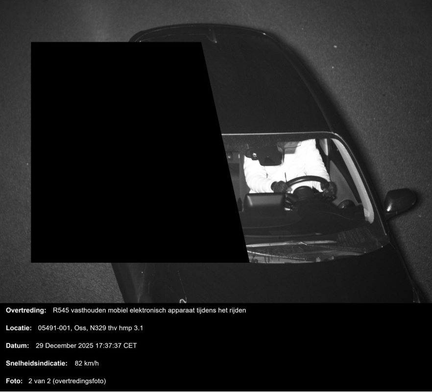 Telefoonflitser in Oss mogelijk niet feilloos: Berghemnaren maken bezwaar