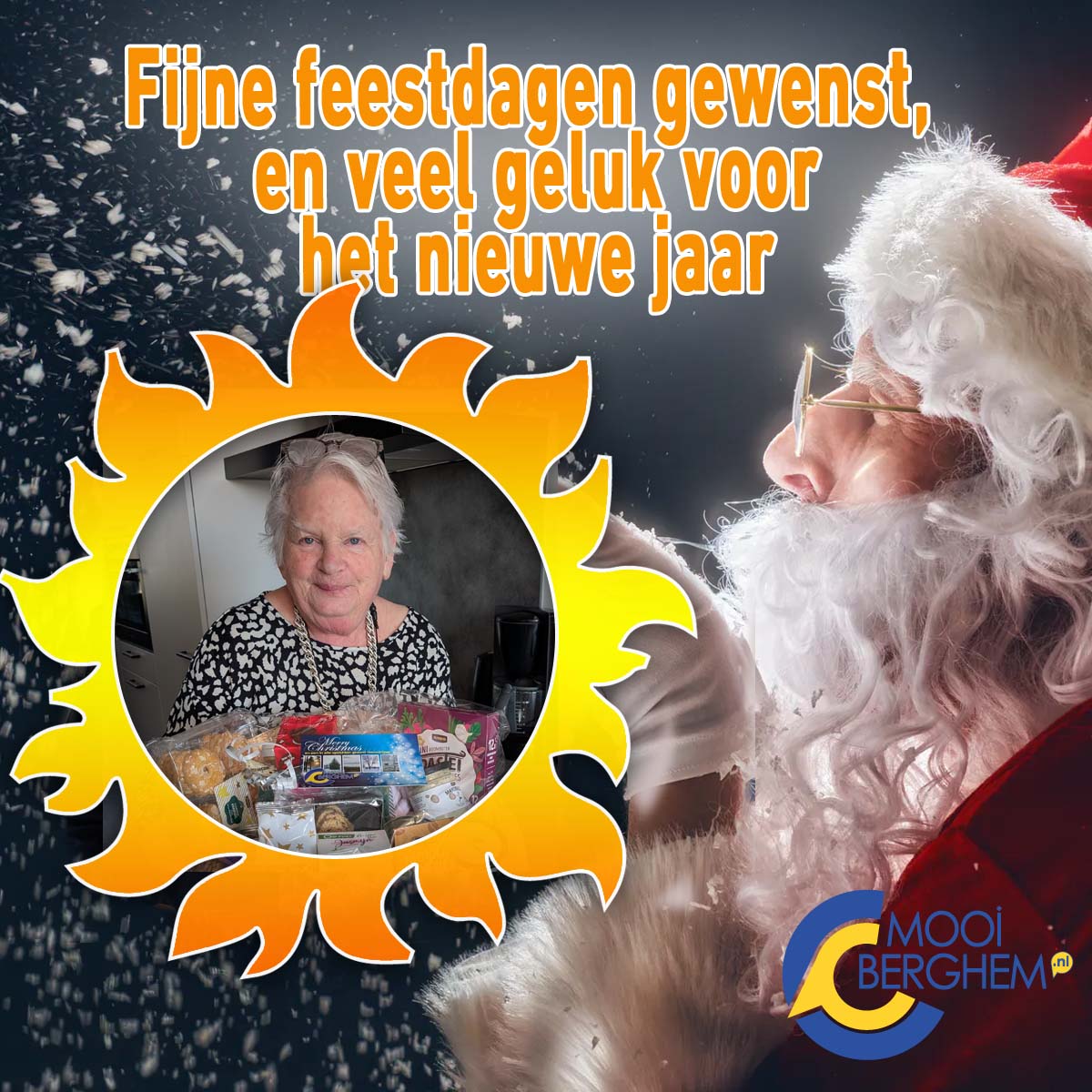 Mooiberghem verrast Nellie van Erp met prachtig kerstpakket: “Dit heb ik altijd met liefde gedaan”