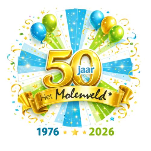 Basisschool Het Molenveld viert het 50 jarig jubileum met een reünie!