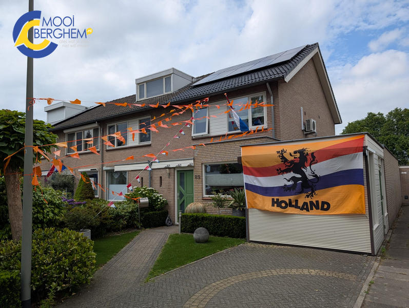 Berghem kleurt steeds meer oranje: voetbalgekte neemt toe