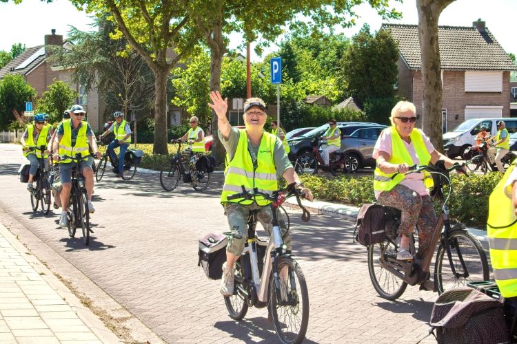 Hoe meer zielen, hoe meer vreugd op de fietsmiddagen!
