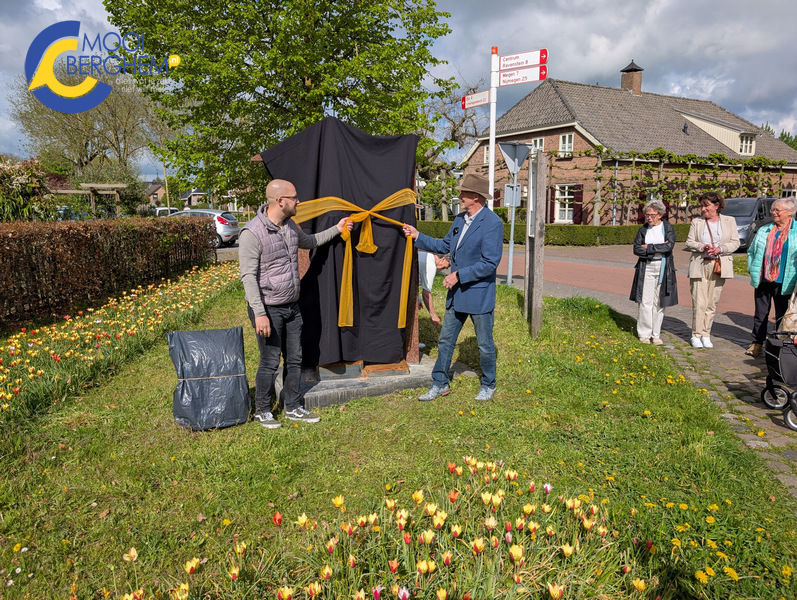 Gestolen dorpsicoon keert terug: ‘De vioolspelende vrouw’ opnieuw onthuld in Berghem