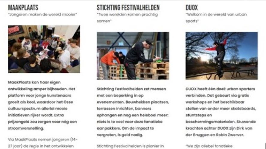 Stem op werkkracht voor Maatschappelijk project van het jaar 2026