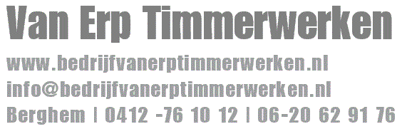 Van Erp Timmerwerken