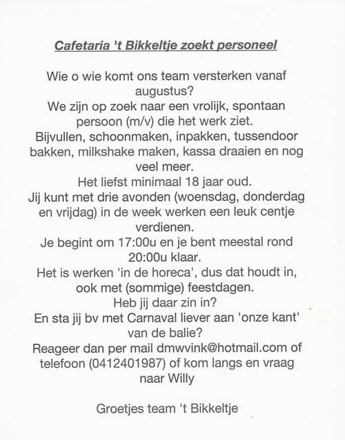 bikkeltjevacature2017